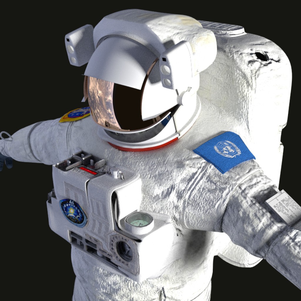 Astronaut - EMU suit - Rigged preview image 3